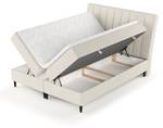 Premium Boxspringbett Merton Beige - Breite: 140 cm