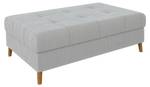 Hocker Neo Cord-Stoff Grau - Massivholz - Textil - Holzart/Dekor - Holz teilmassiv - 118 x 40 x 73 cm