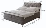 Boxspringbett MACON Braun - Breite: 180 cm