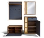 Garderobe Liam 211 (4-teilig) Grau - Holzwerkstoff - Holzart/Dekor - 172 x 199 x 37 cm