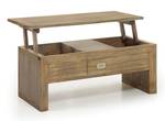 COUCHTISCH AUS HOLZ 110 BRAUN L cm