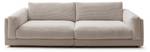 Big Sofa RAINA Taupe - Breite: 254 cm - Textil