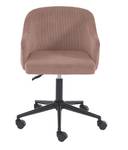 Fauteuil de bureau BARNABE Rose foncé