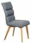 2er-Set moderne Stühle aus Stoff in Gelb - Holzwerkstoff - 99 x 68 x 45 cm
