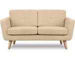 TAGIO II Sofa 2 Personen Weiß - Massivholz - 153 x 80 x 88 cm