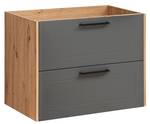 Schrank unter waschbecken MADERA CUW80 Beige - Holzwerkstoff - Kunststoff - 80 x 61 x 46 cm