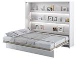 Schrankbett Bed Concept BC-14+Matratze Hochglanz Weiß