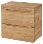 Waschtischunterschrank 80cm mit Becken Braun - Holzwerkstoff - 81 x 76 x 46 cm