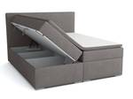 Boxspringbett Doppelbett Ennis Grau - Breite: 200 cm