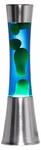 Lampe à Lave Magma SANDRO Bleu - Gris - Vert - Argenté - Verre - Métal - 11 x 39 x 11 cm