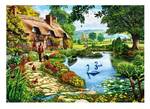 Puzzle Cottage by the Lake 1000 Teile Papier - 27 x 6 x 40 cm