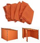 Seitenwand Pergola A22 4er-Set Orange