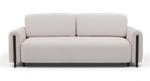 Sofa ZEPHYR Beige - Eiche Schwarzbraun Dekor