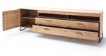 Wohnwand Pedro 22 (2-teilig) Braun - Holzart/Dekor - Holz teilmassiv - 265 x 183 x 50 cm