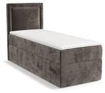 Boxspringbett Indeo Braun - Breite: 100 cm - H3