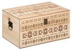 Set aus 4 HACIENDA-Koffern Beige - Holzwerkstoff - 38 x 32 x 58 cm