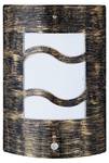 Außen Wandleuchte DENVER Metall - Textil - 21 x 29 x 10 cm