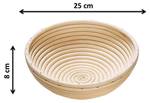 Brotform TUBEBASKET_L Braun - Rattan - 25 x 8 x 25 cm