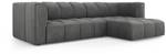 modulares Ecksofa SERENA 3 Sitzplätze Schiefergrau