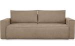 NAPI II Sofa 3 Sitzer Hellbraun - Breite: 228 cm