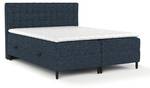 Boxspringbett Divine Marineblau - Breite: 180 cm