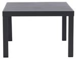 Table de jardin Copacabana Noir - Bois massif - 70 x 45 x 120 cm