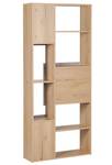 Bücherregal GRADA Braun - Grau - Holzwerkstoff - 75 x 175 x 24 cm