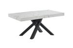 Table extensible CATONAV Imitation marbre blanc