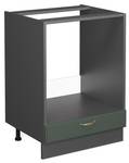 Meuble pour four Fame-Line 37993 Anthracite - Vert