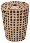 Panier de lavage en bambou, 60 L Beige - Papier - 38 x 53 x 38 cm