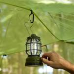 Lanterne de camping H18cm Vert - Matière plastique - 10 x 18 x 10 cm