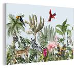 Glasbild 150x100 cm Dschungel - Blätter Glas - 150 x 100 x 5 cm