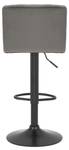 Tabouret de bar Jamie Lot de 2 Gris