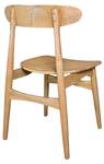 Stuhl SCANDI BLONDE Braun - Massivholz - 53 x 80 x 45 cm