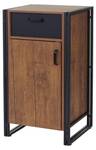 Commode A27 1 tiroir 2 portes Marron - Bois manufacturé - 50 x 90 x 43 cm