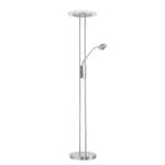 Lampadaire Wilmshagen Nickel mat 1 ampoule