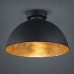 Plafondlamp Kumamoto metaal - 1 lichtbron - Zwart/goudkleurig