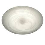 Deckenleuchte Alabaster Glas - 1-flammig - Durchmesser Lampenschirm: 32 cm