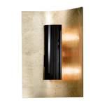 Wandleuchte Aura Gold 30 cm Metall / Glas - Gold / Schwarz - 2-flammig
