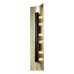 Wandleuchte Aura Gold Metall / Glas - Gold / Schwarz - 4-flammig