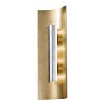 Wandleuchte Aura Gold Metall / Glas - Gold / Silber - 3-flammig