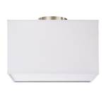 Plafonnier Borris Tissu / Fer - Blanc - Largeur : 30 cm