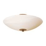 Lampada da soffitto Burgundy 2 luci Ottone brunito 48 cm