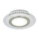 LED-plafondlamp 1 lichtbron chroomglanzend 20cm