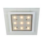 LED-plafondlamp 1 lichtbron mat nikkelkleurig