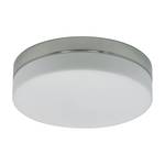 Plafondlamp 2 lichtbronnen mat nikkelkleurig 24cm