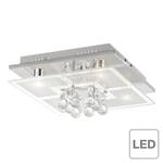 Lampada da soffitto Chiron 15 luci LED Cromo/Vetro Color argento