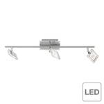 LED-plafondlamp Daan metaal - zilverkleurig - wit