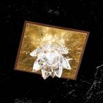Plafondlamp Fiore Cristallo metaal/glas goudkleurig 1 lichtbron