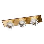 Deckenleuchte  Fiore Cristallo Metall/Glas - Gold - 3-flammig